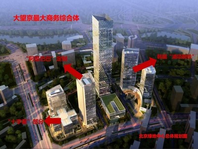 綠地中心260米高鄰阿里巴巴，豪裝覽京城美景，同比銀泰霄8大